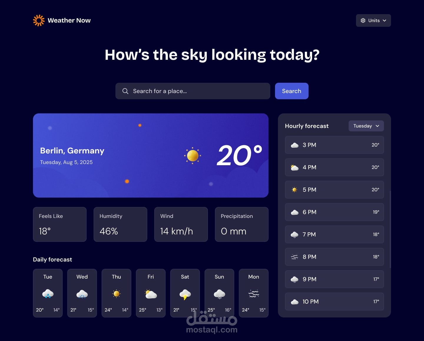Weather Forecast App | Responsive Web App with API Integration