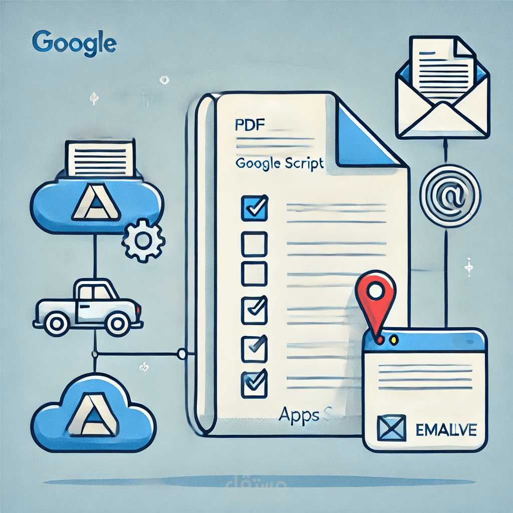 تطوير سكريبت لمعالجة وتعبئة نماذج PDF تلقائيًا باستخدام Google Apps Script