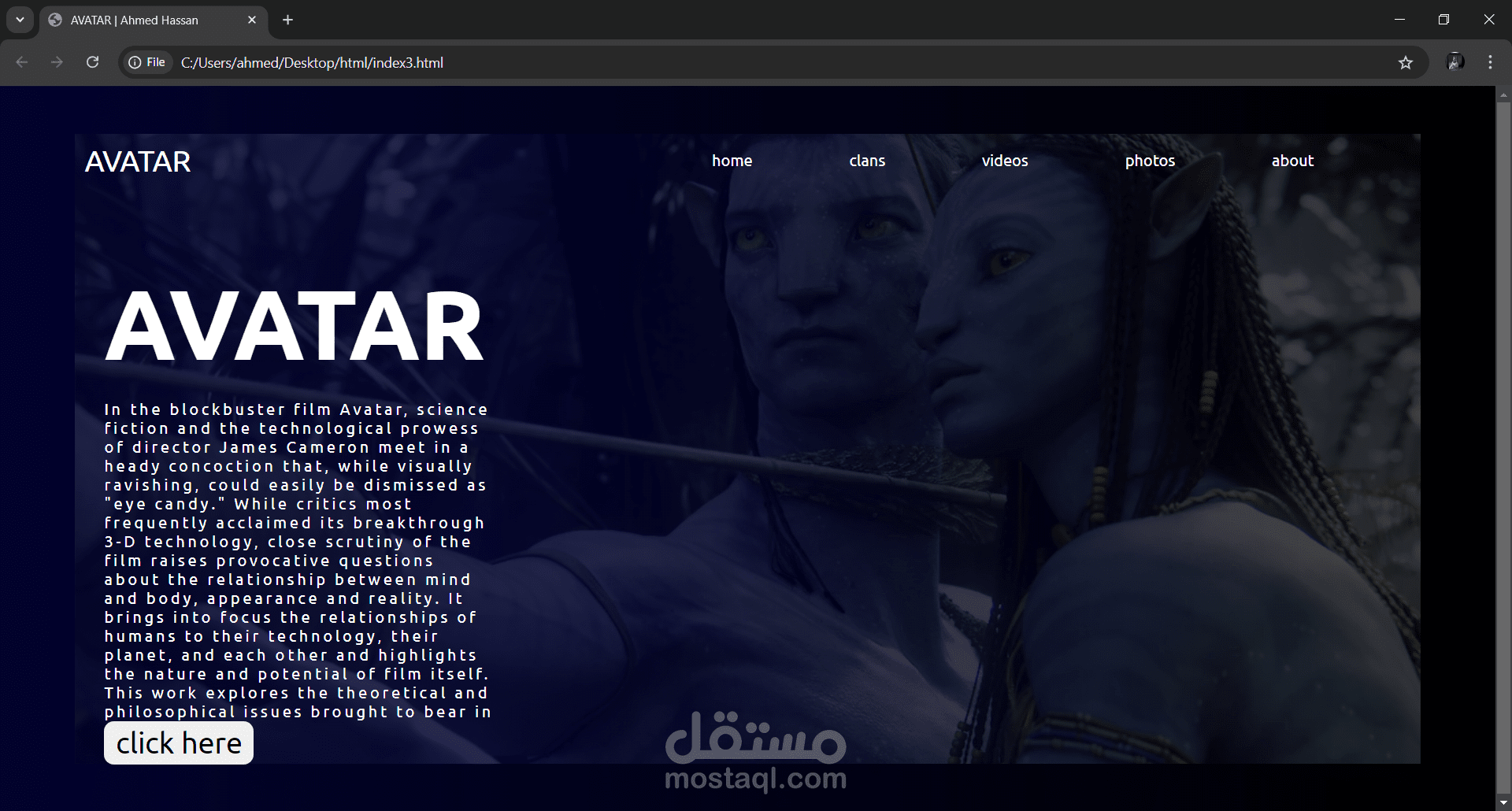 Avatar web