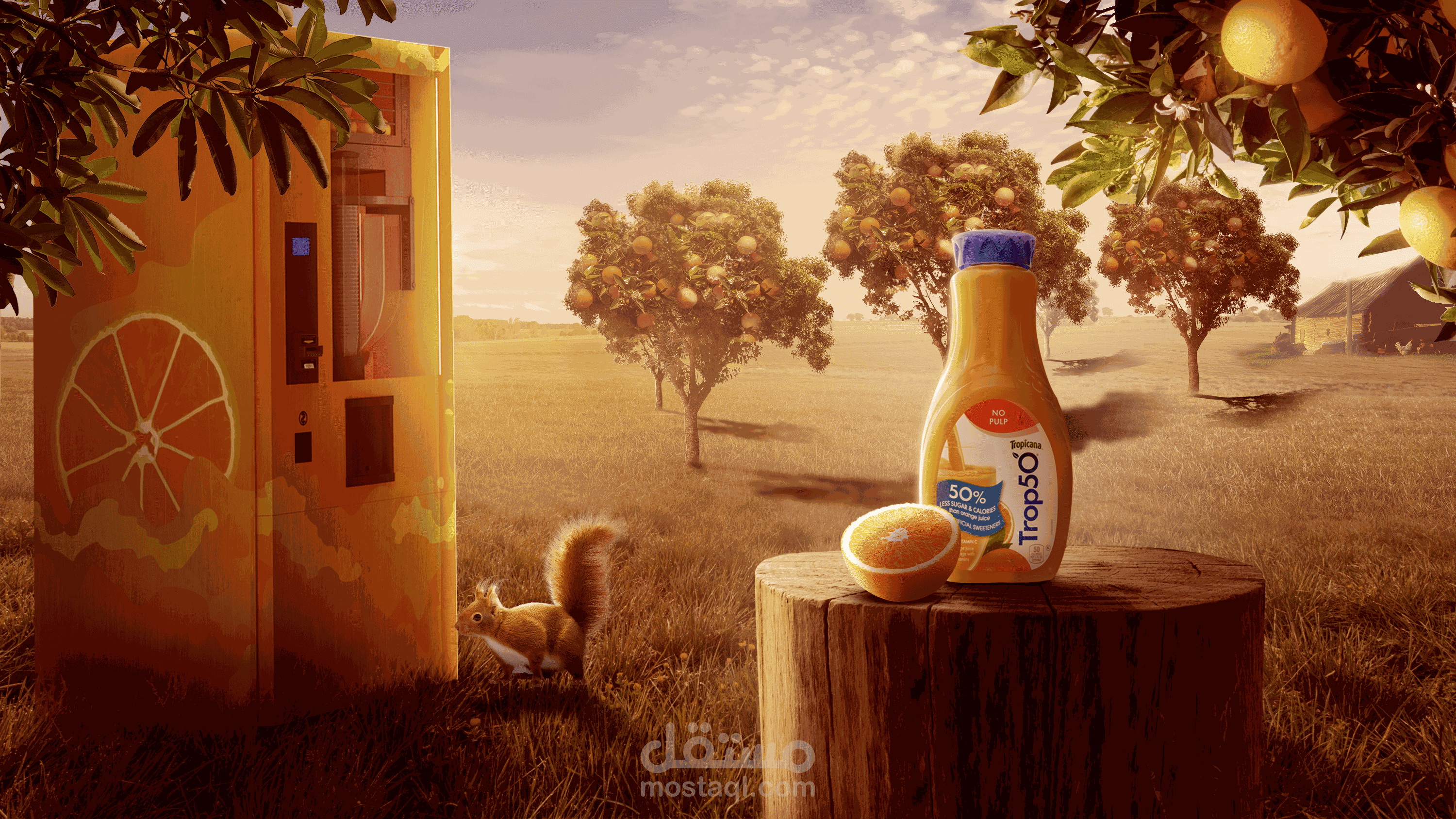 تصميم عصير طبيعي
