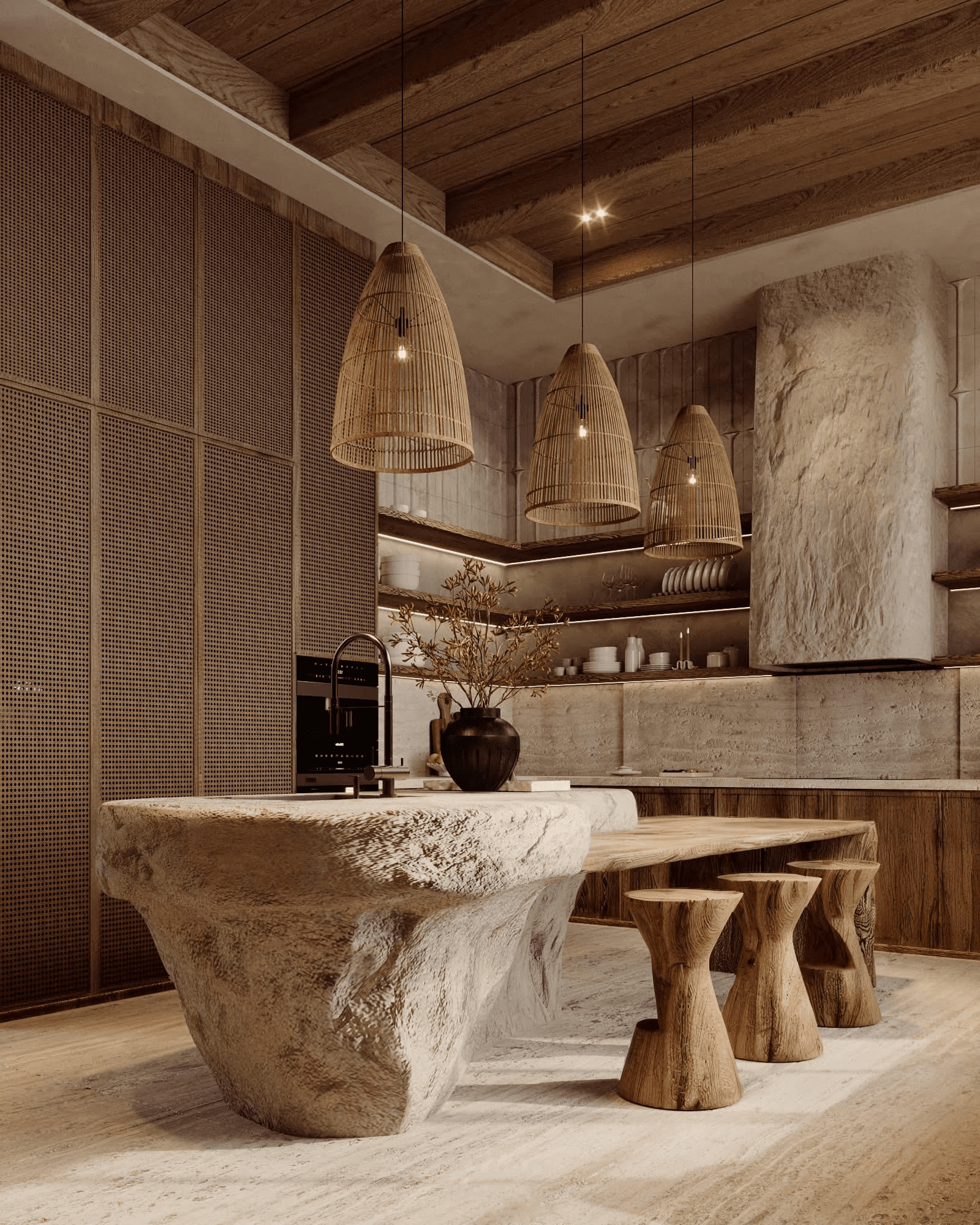 Bohemian Kitchen Design In UAE