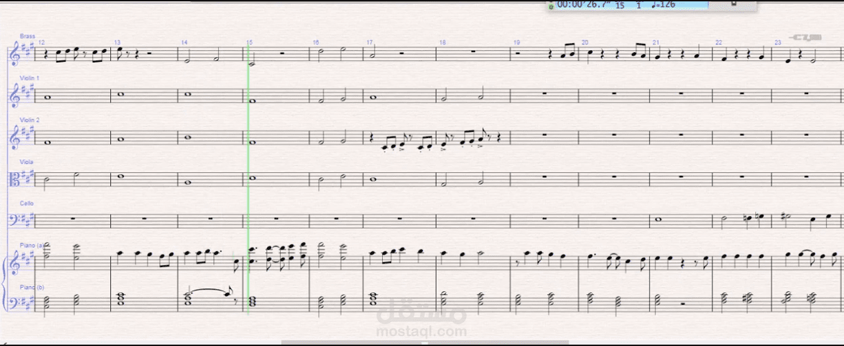 تدوين وتوزيع موسيقي