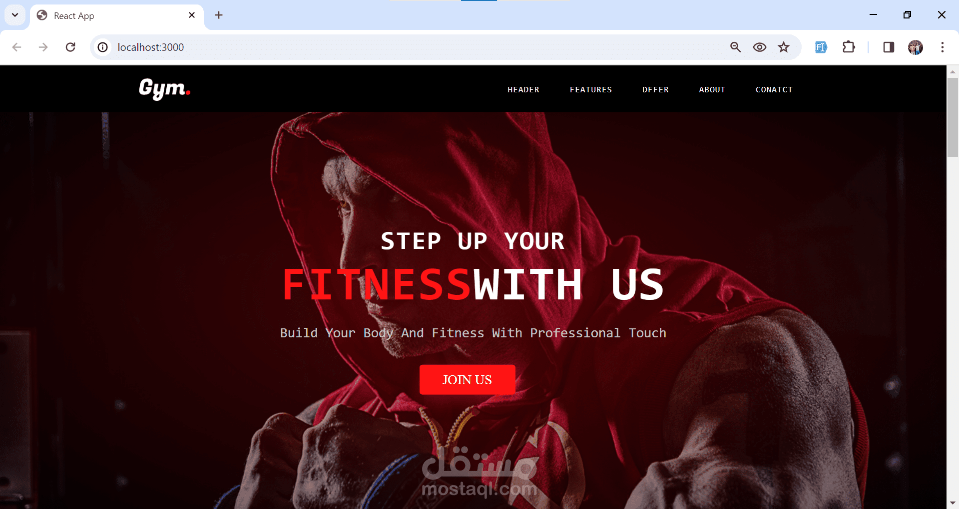 موقع لصالة رياضة