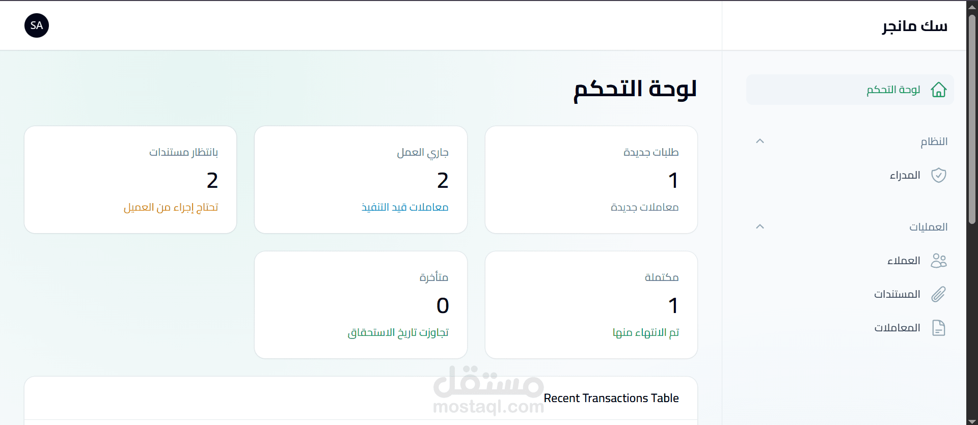 نظام إدارة معاملات المكتب العقاري المؤتمت