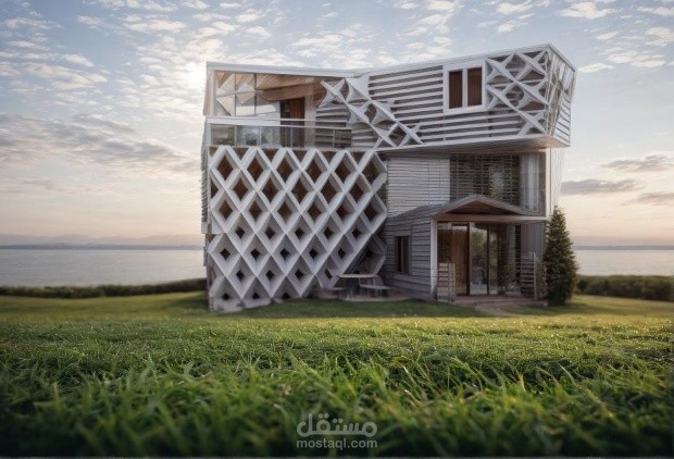 مشروع تصميم داخلي لكونتينرات تجارية