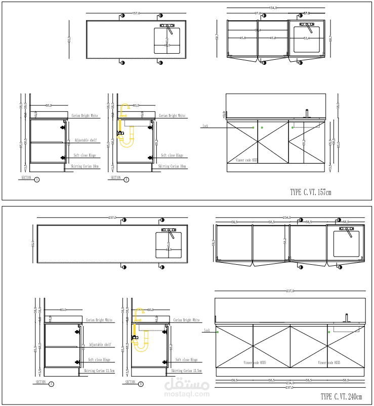 SHOPDRAWING & DESIGN KITCHEN UNITS