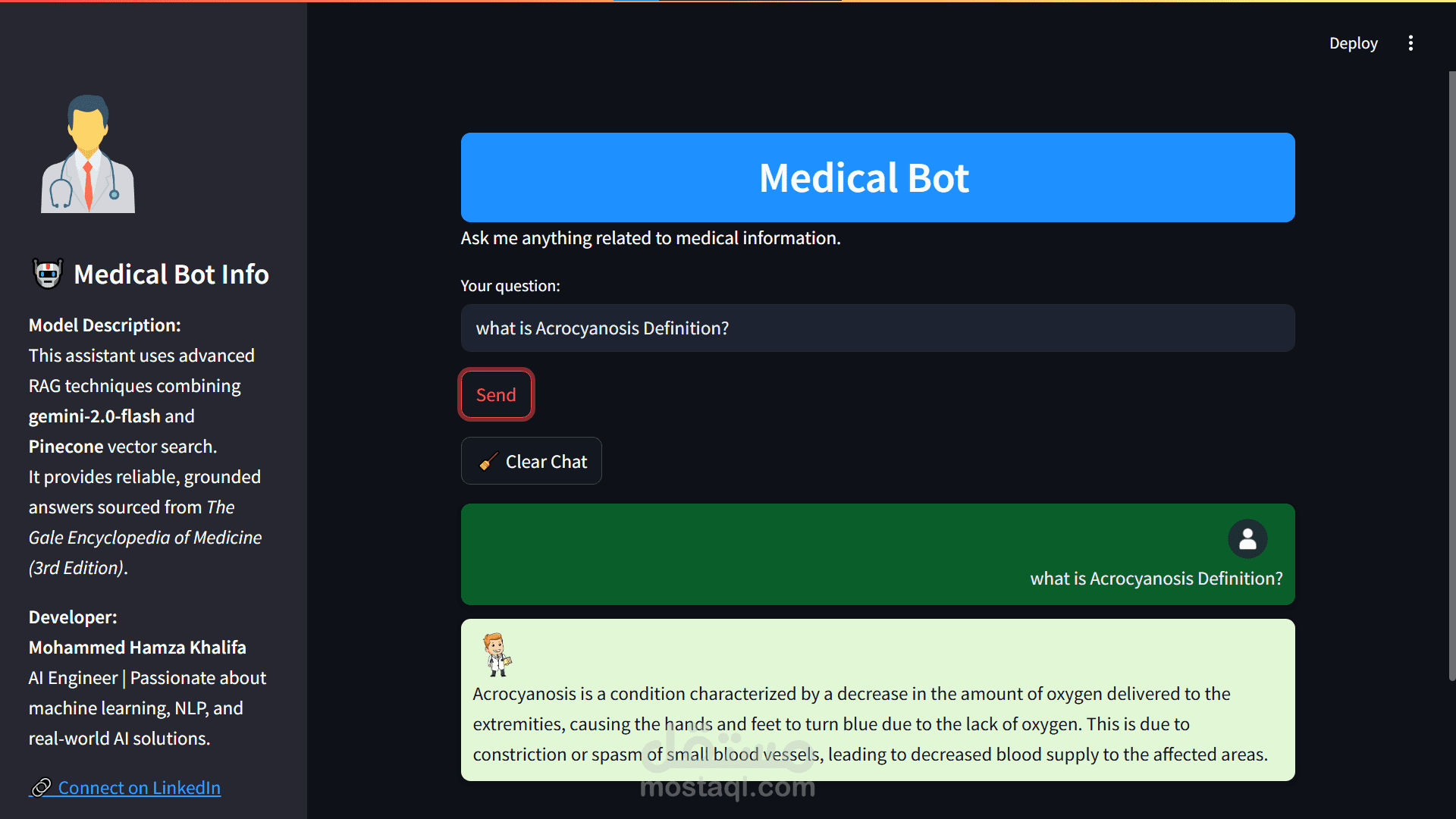 RAG-Medical ChatBot