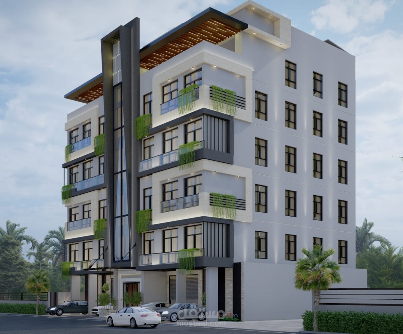 عمارة سكنية.