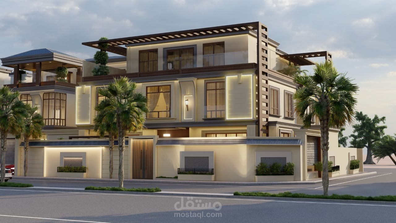 مجمع فلل- طراز كلاسيكي حديث