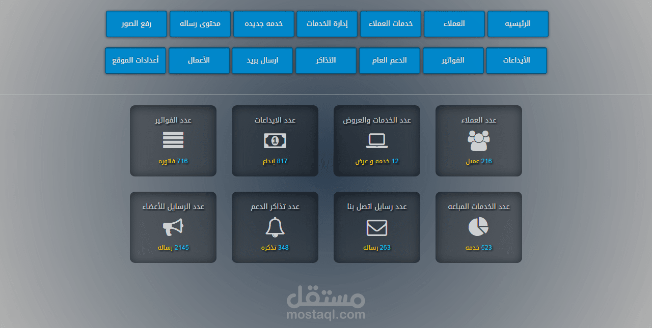 لوحة تحكم خدمه هوست
