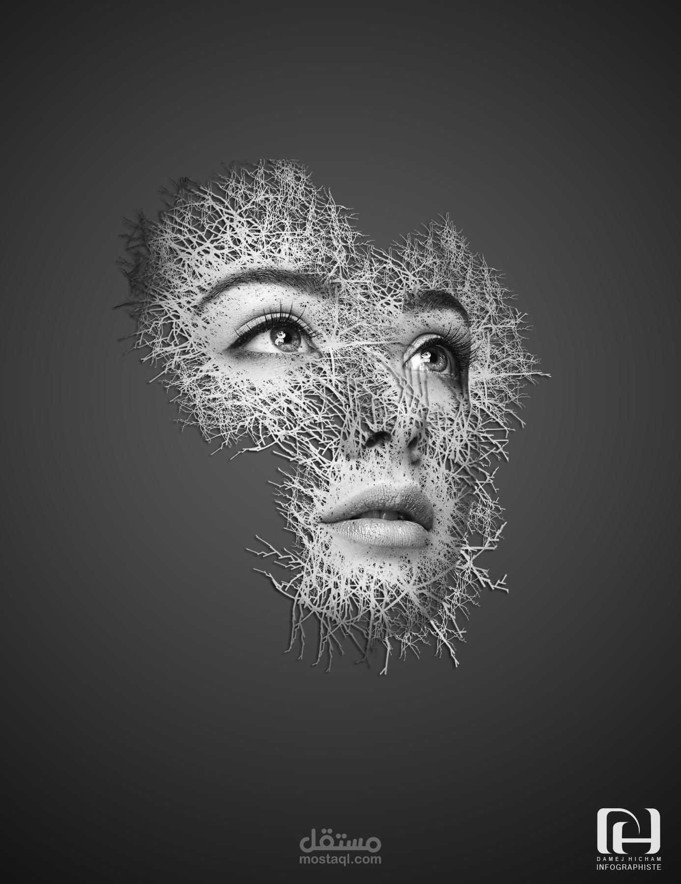 العمل  بالفوتوشوب