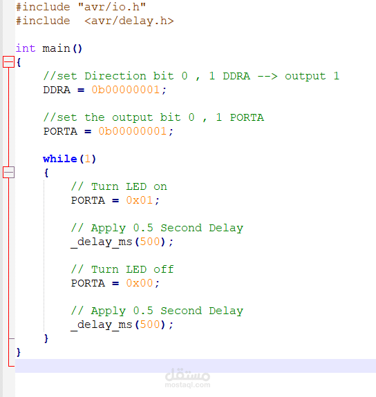 LED _ Delay (avr interface)