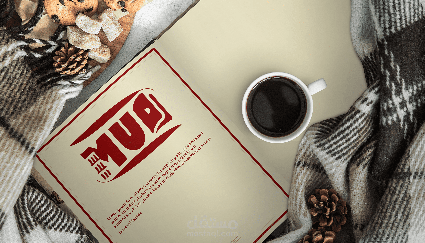 تصميم شعار لشركة كتب تاريخيه