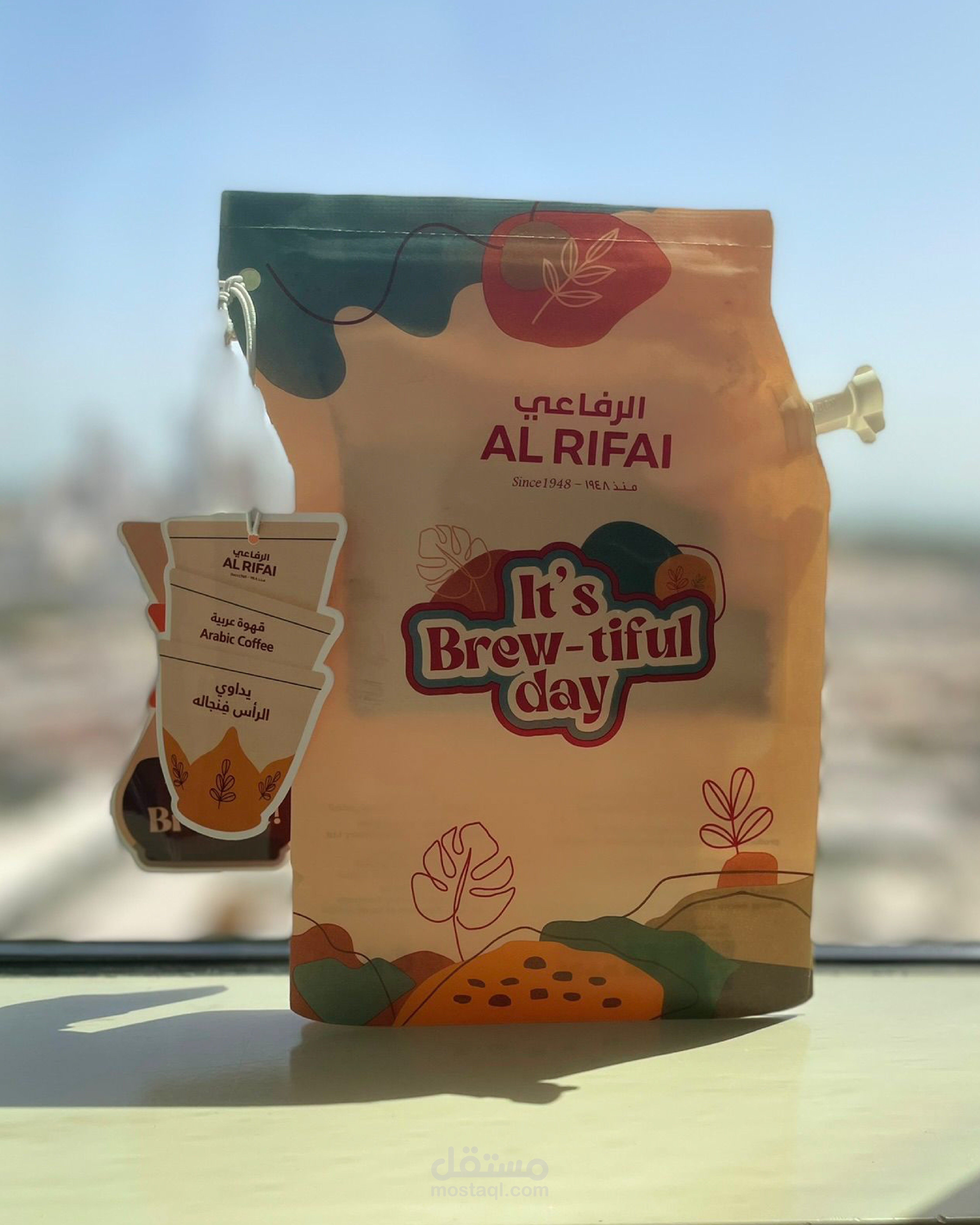 تطوير تصميم بطاقات قهوة الرفاعي لتعكس هوية عصرية مميزة - Rebranding Al Rifai's Coffee Tags