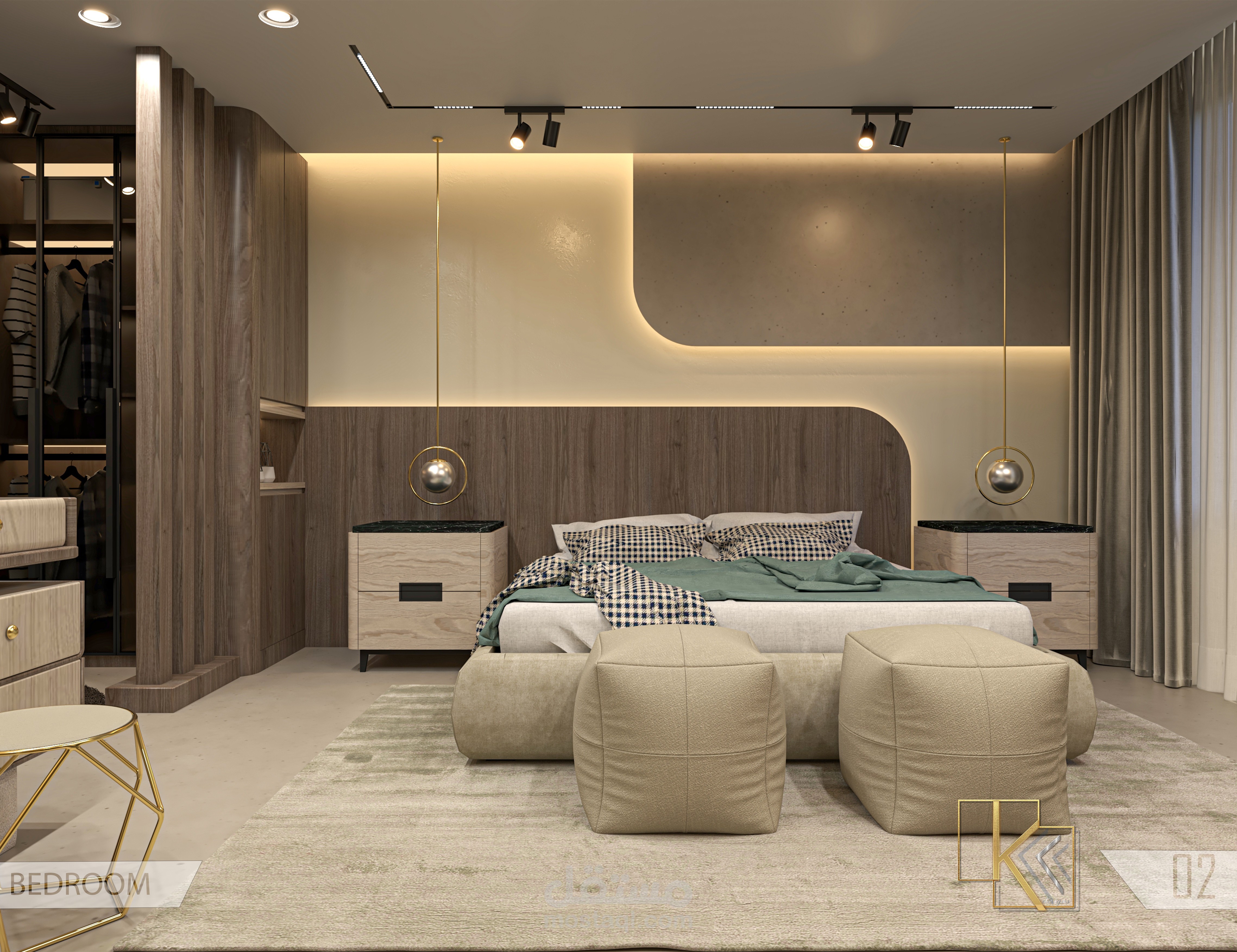 تصميم غرفه نوم (Bedroom interior design )