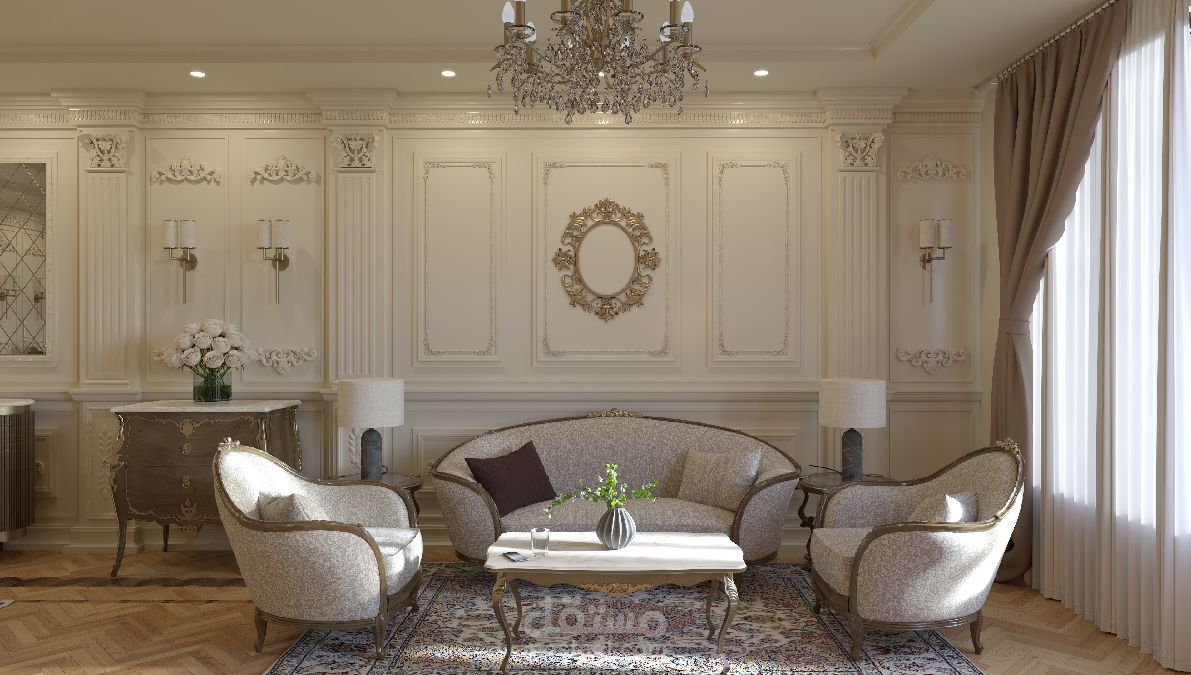 تصميم داخلي كلاسيك