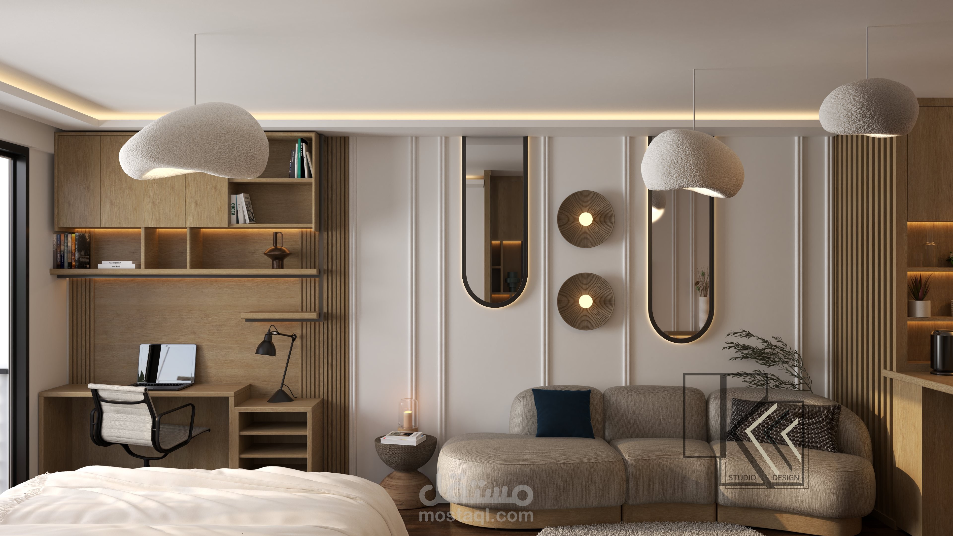 تصميم ديكور داخلي استوديو