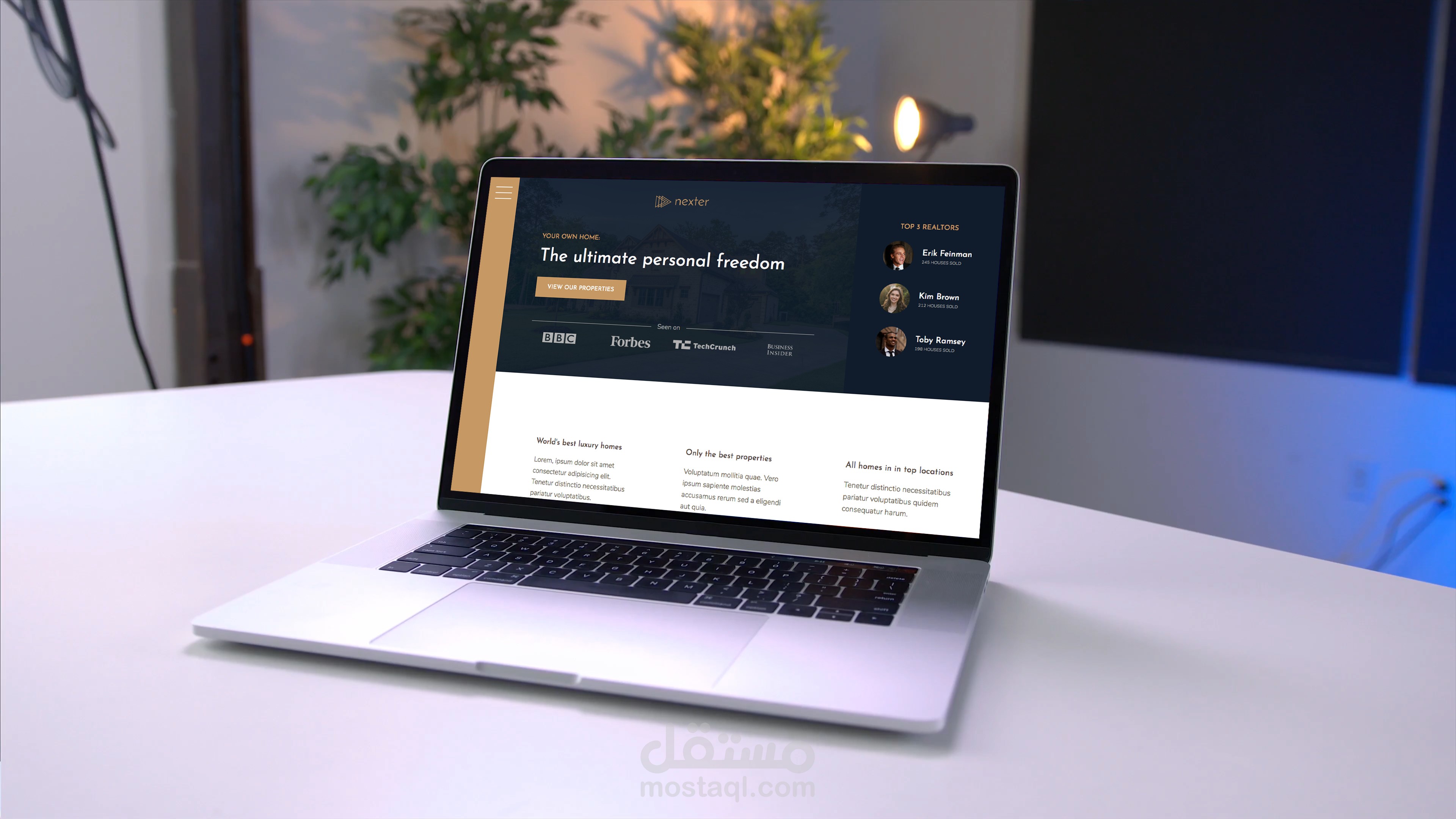 موقع لوكالة عقارات
