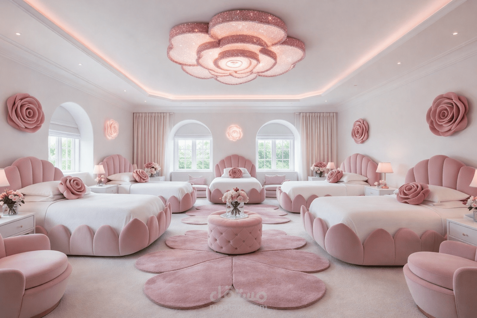 تصميم داخلي لغرفة أطفال بألوان مبهجة