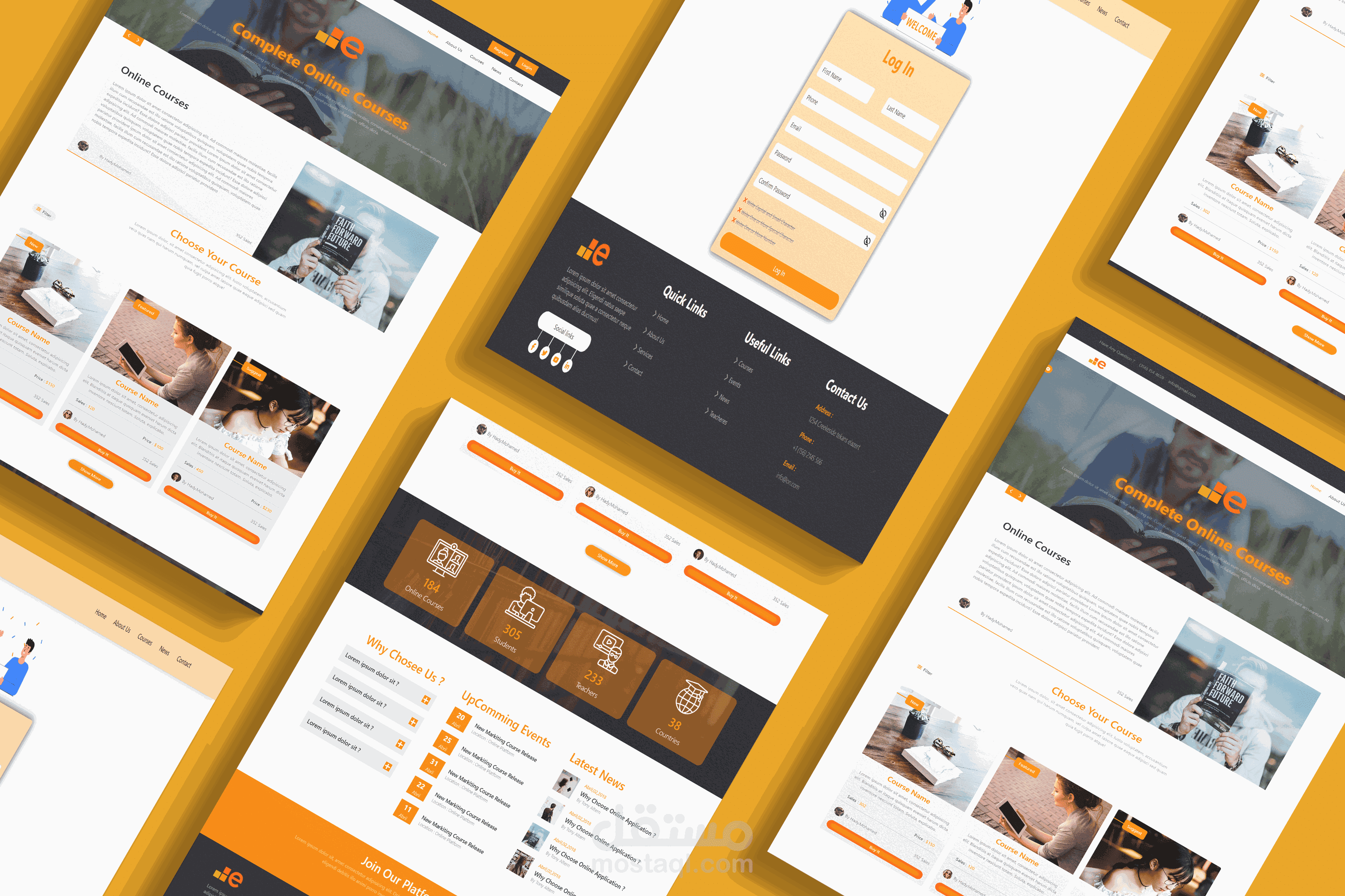 موقع حضور كورسات اونلاين