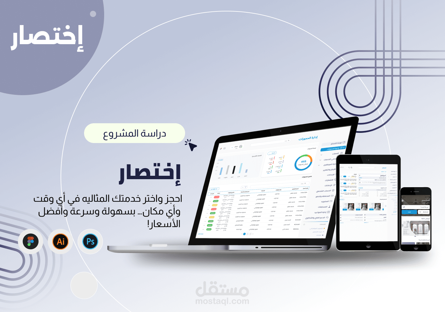 IKHTSAR (Service app and web & Dashboard)