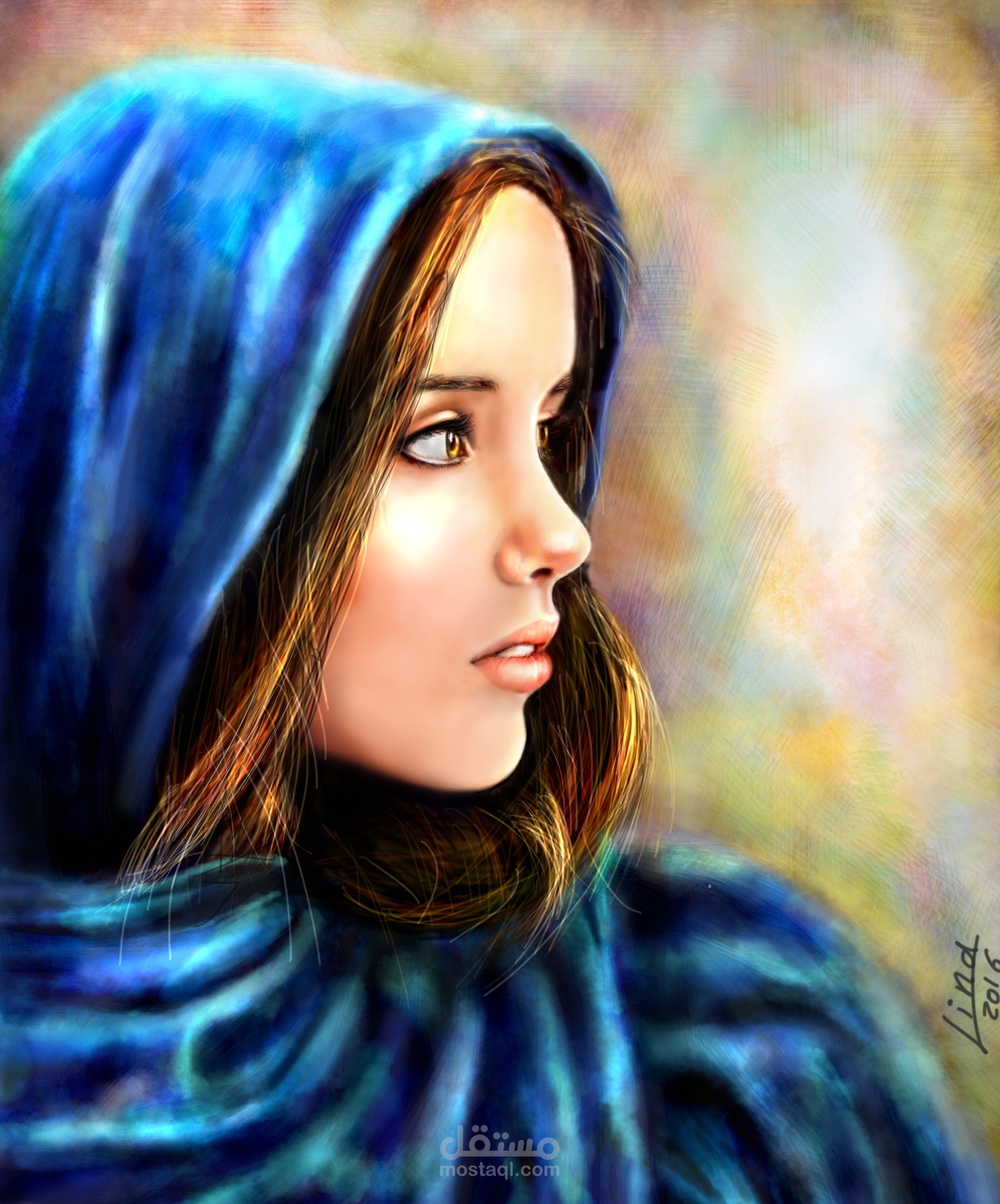 Digital art - رسم ديجيتال بورتريه