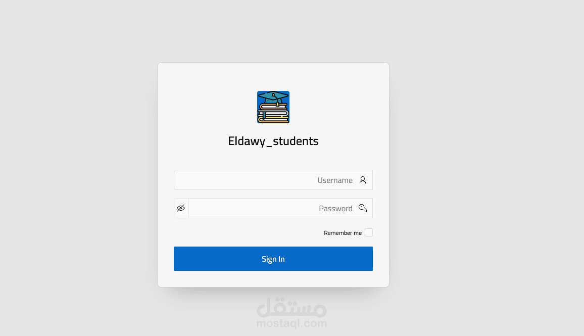 برنامج الطالب تابع لبرنامج المدرسه (username : PU3557 - password : 123456)