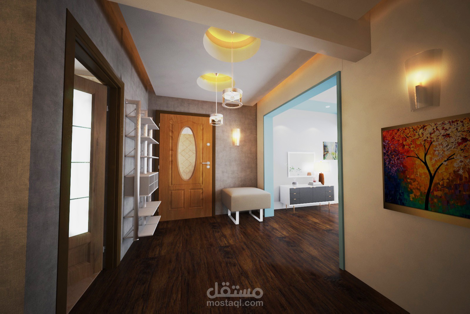 تصميم شقة في التجمع الخامس