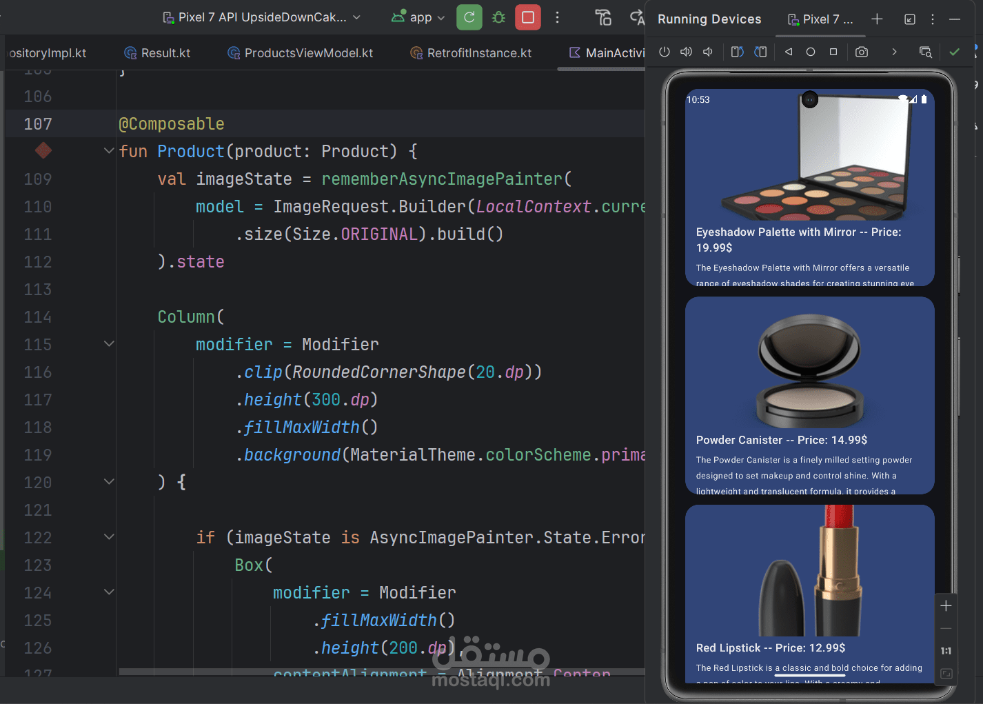 retrofit and room database project