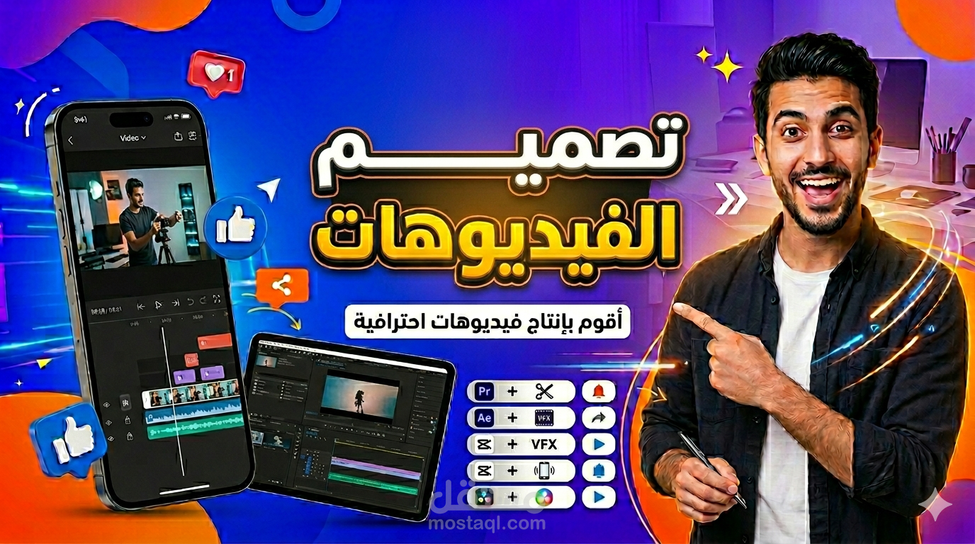 انتاج الفيدوهات التسويقية وفيدوهات باستخدام الذكاء الاصطناعي