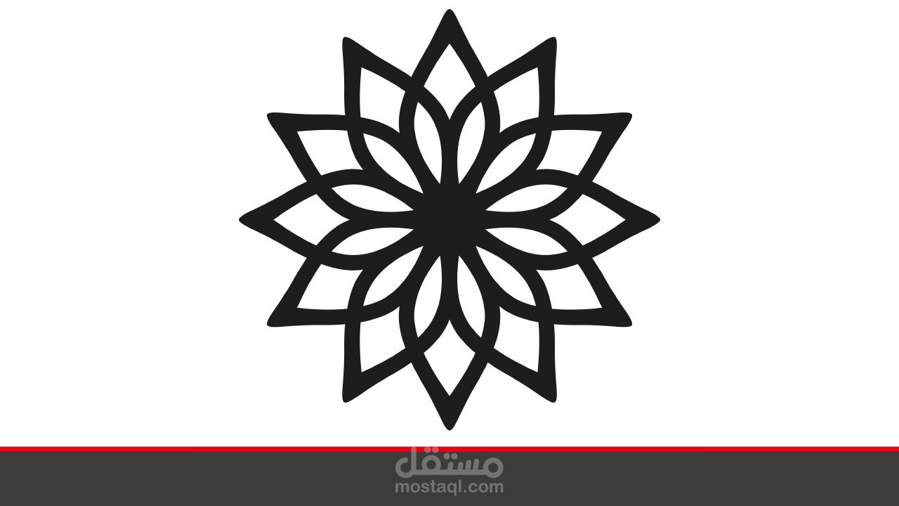 تصميم ساعة حائط بشكل زهرة اللوتس للتقطيع او الحفر بالليزر لعمل ديكورات مميزة