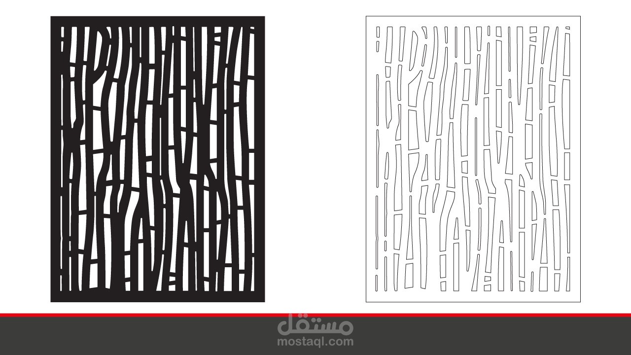 تصميم لوحة أخشاب شجر الهانا للتقطيع او الحفر بالليزر لعمل ديكورات وفواصل جدارية مميزة