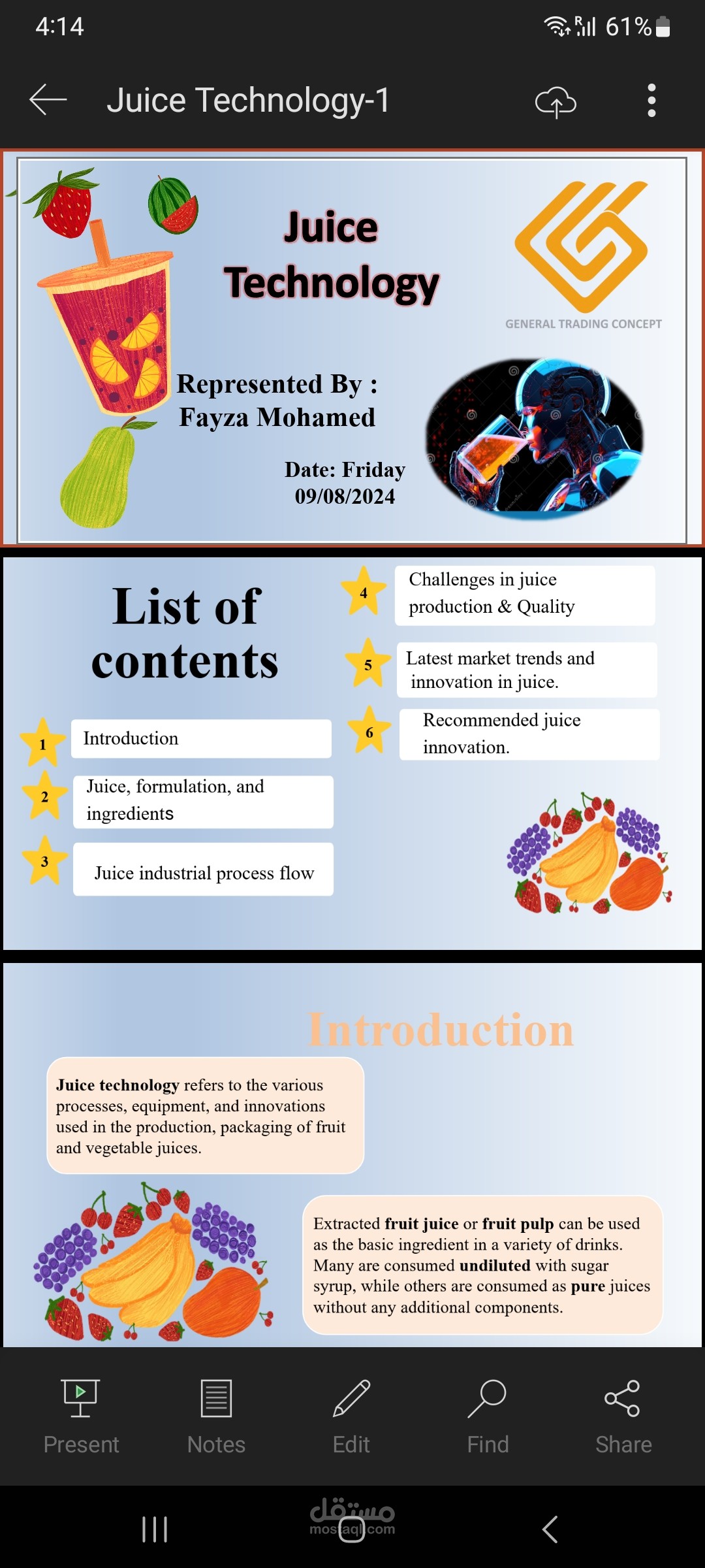 Presentation PowerPoint