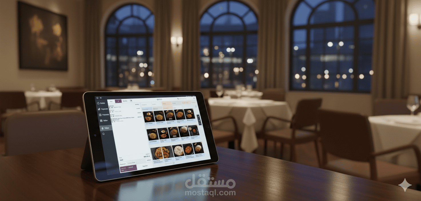 تنفيذ نظام متكامل لإدارة حجوزات وعمليات مطعم راقٍ (Odoo)