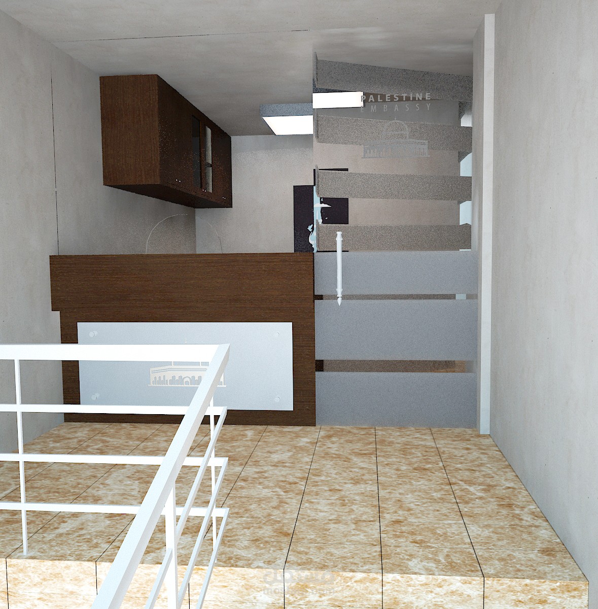 تصميم ركن ريسبشن