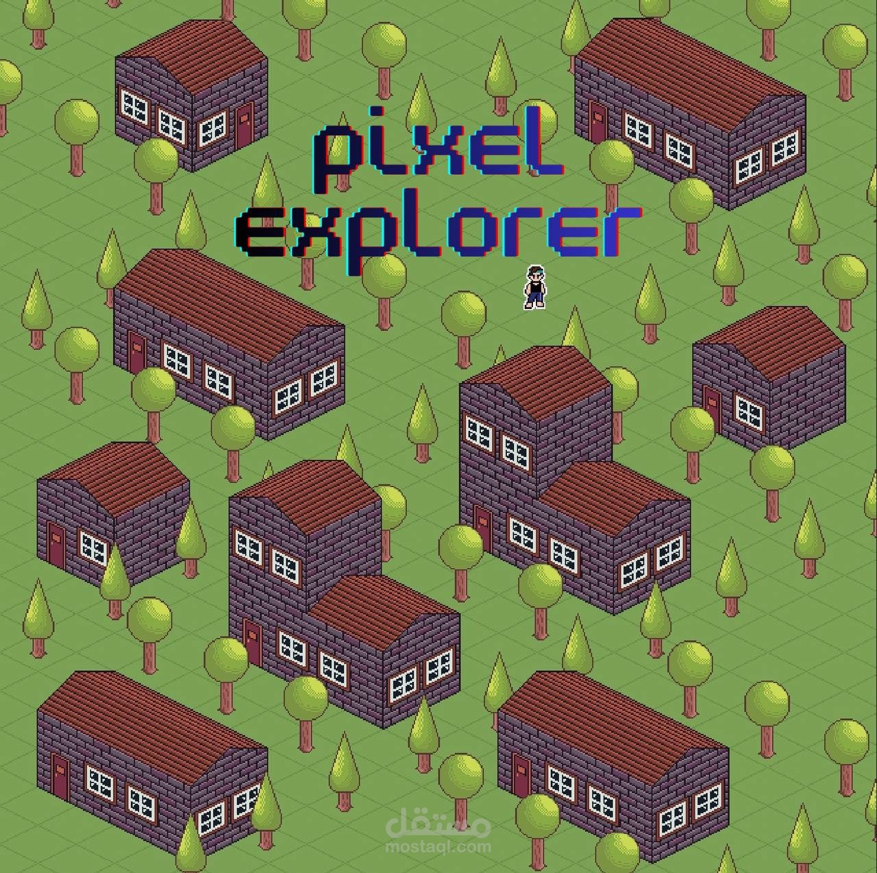 رسم و تطوير لعبة “Pixel Explorer”