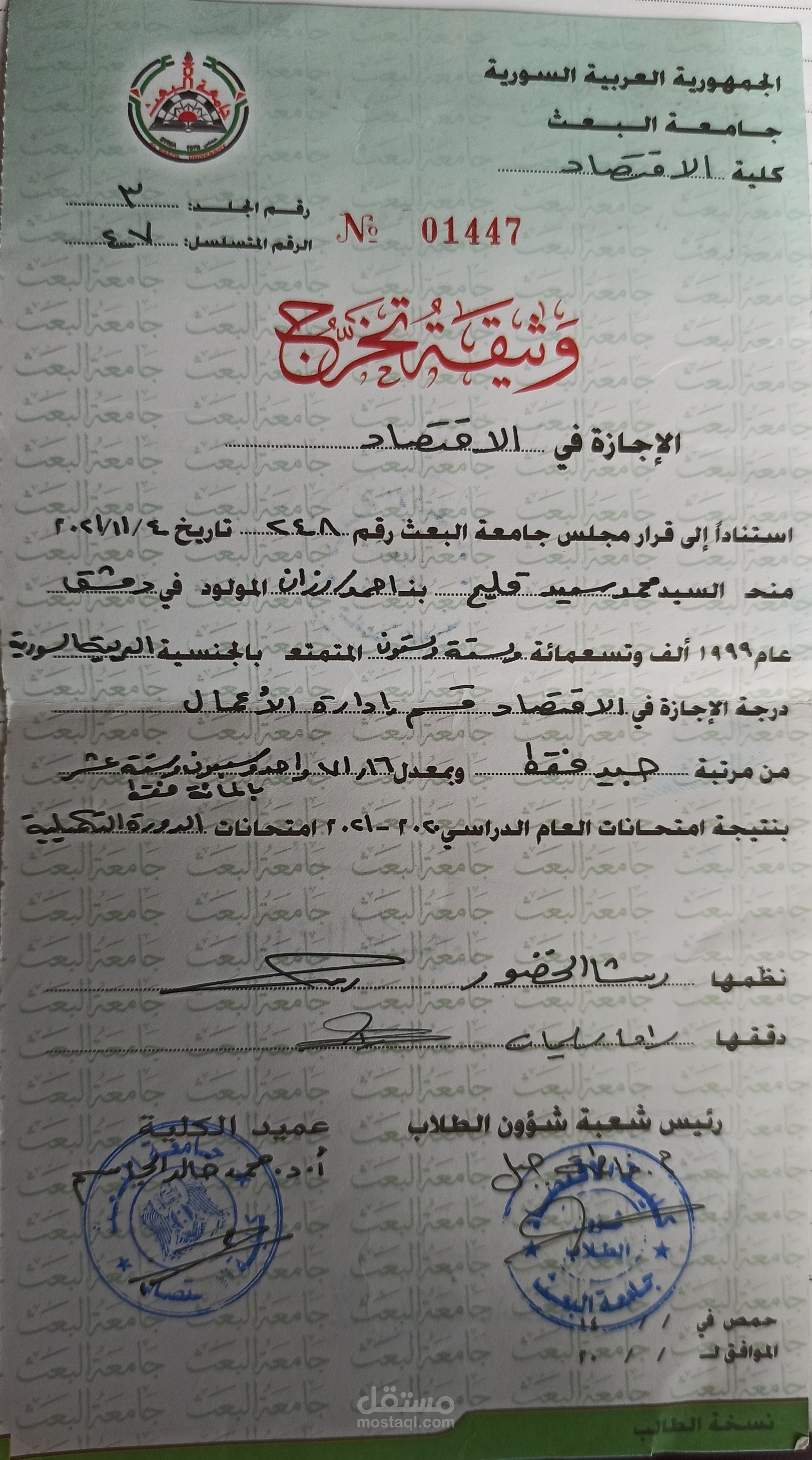 بكالوريوس إدارة الاعمال