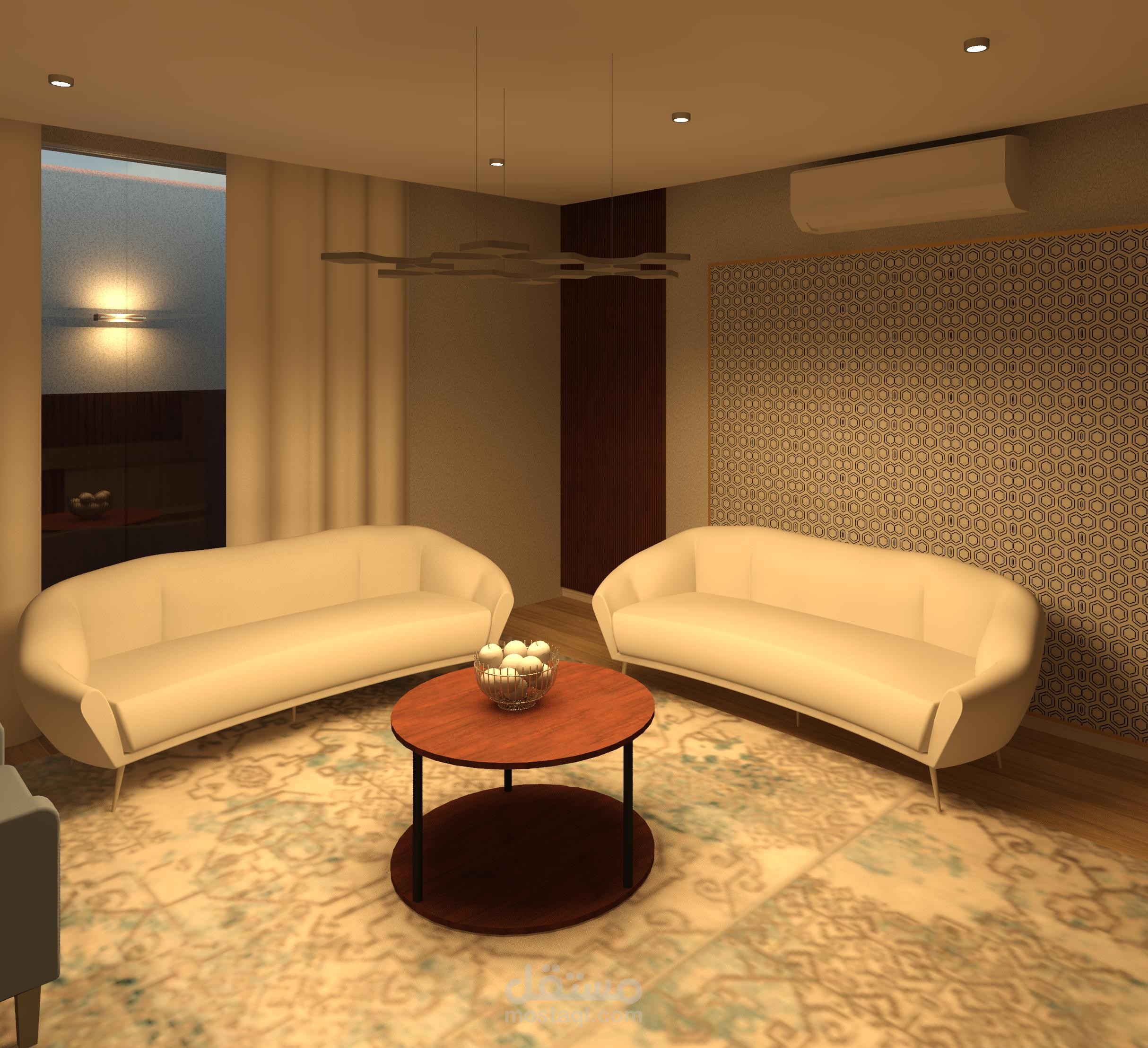 تصميم شقة سكنية