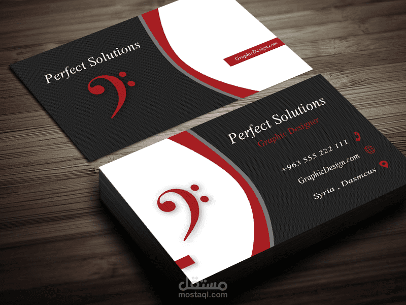 6 Flat Business Card
