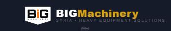 تطوير موقع إلكتروني لشركة معدات وآلات ثقيلة / BiG Machinery Equipment