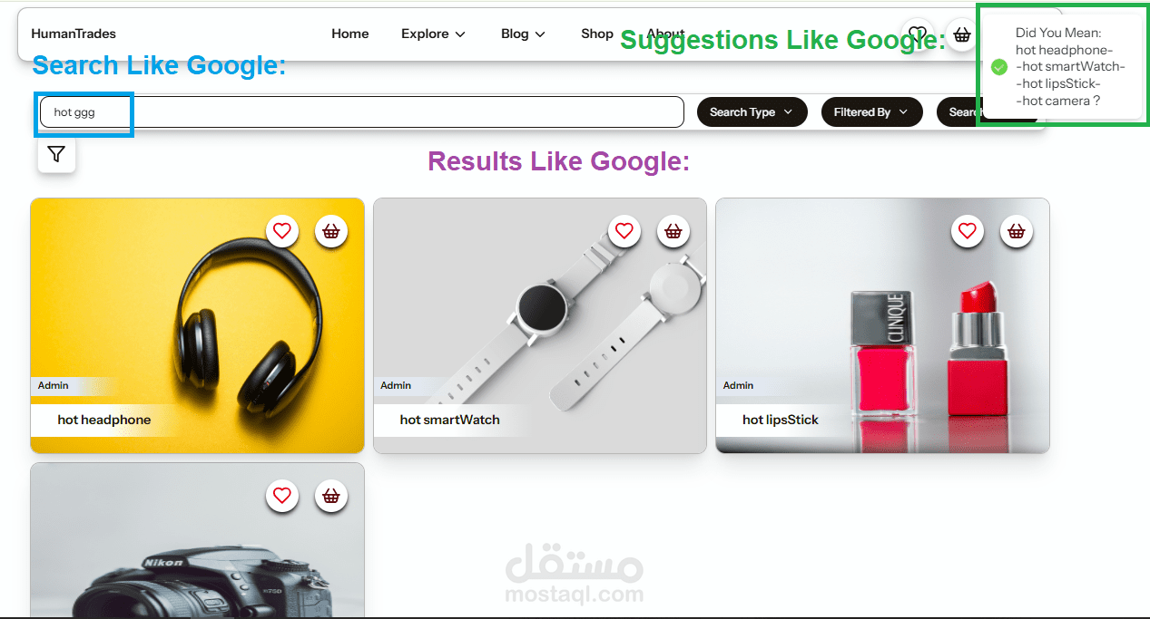 ScorpSearch - حزمة بحث ذكية تشبه جوجل 100% للمتاجر الإلكترونية متعددة البائعين (Laravel + Inertia)