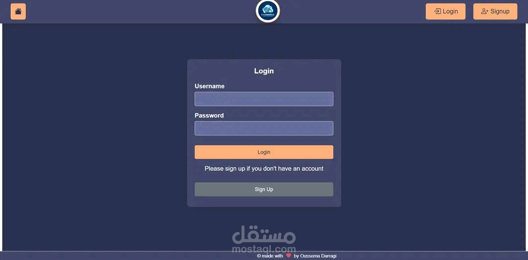 متجر إلكتروني spring boot angular