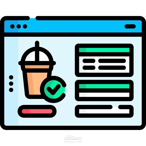 تطبيق موقع كافيتيريا باستخدام HTML Tailwind CSS Javascript PHP