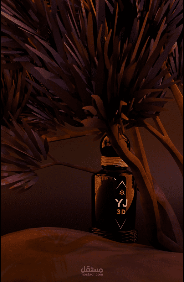 تصميم فيديو دعائي لعطر