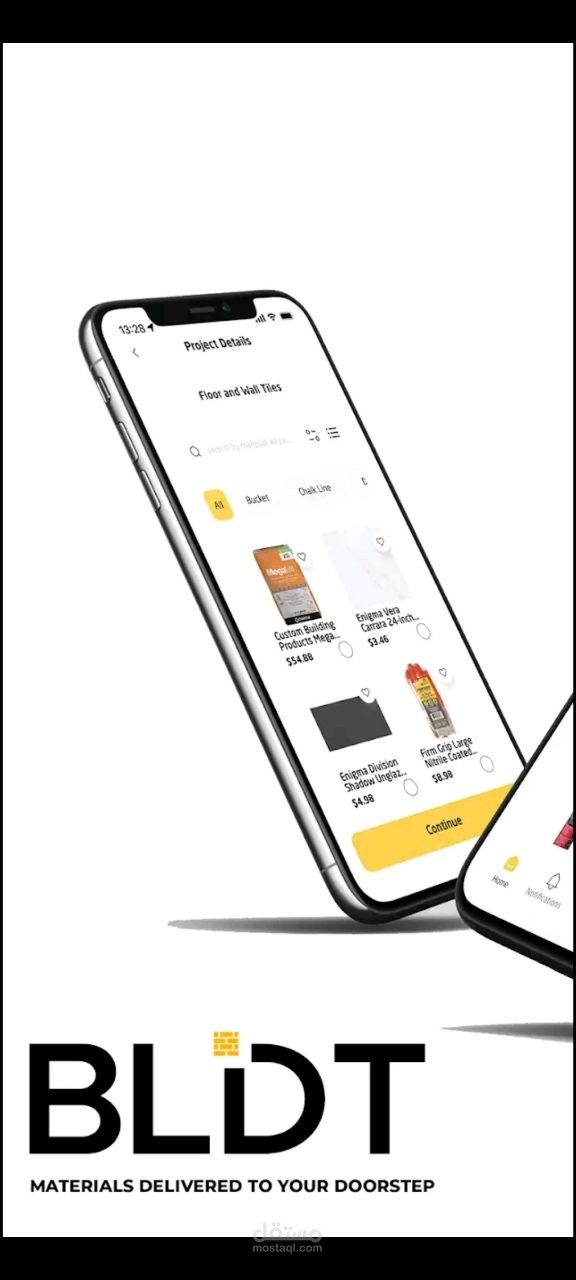 .BLDT- is a mobile application specializing in the delivery of building materials and tools