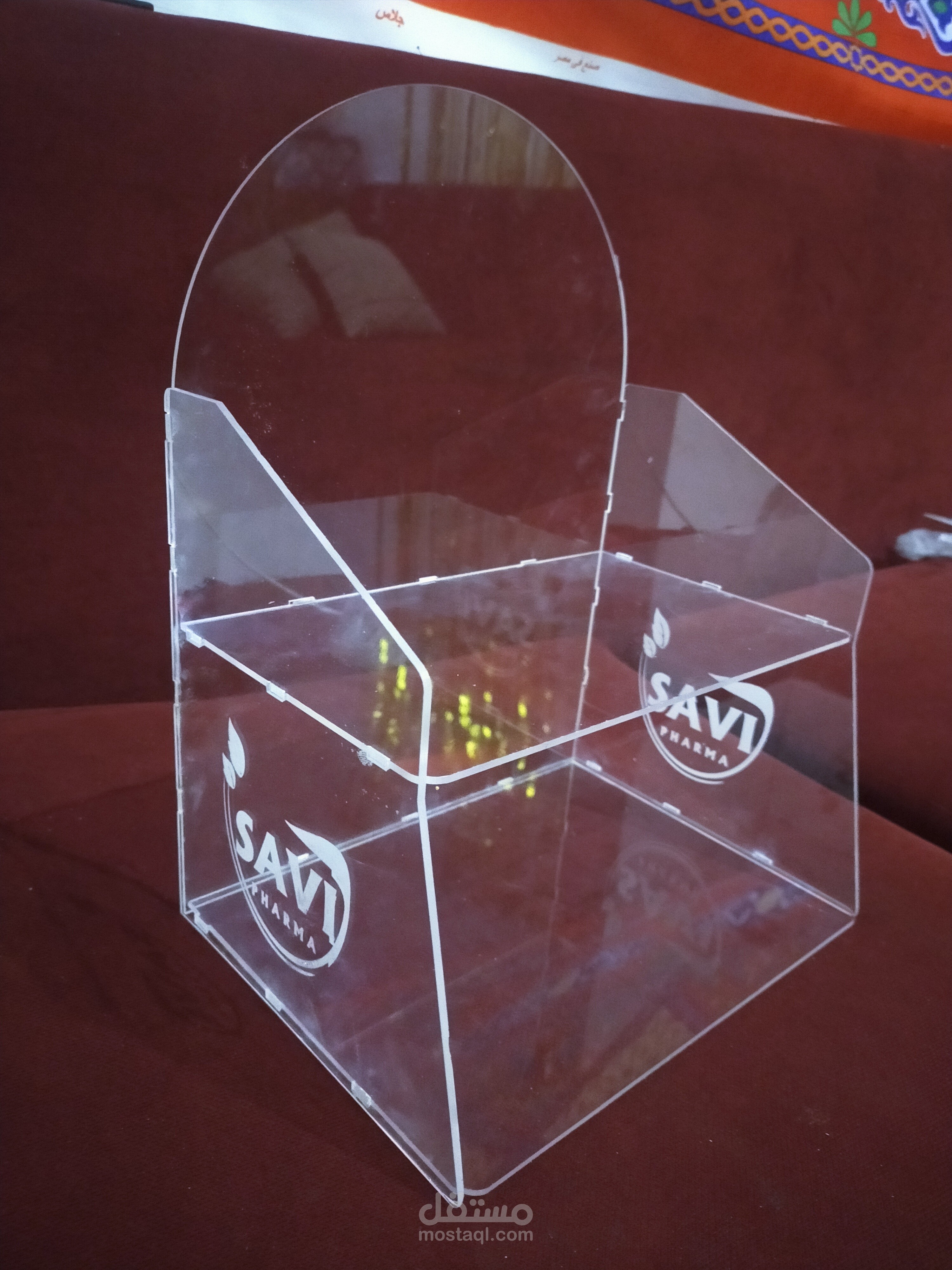 acrylic storage for local brand