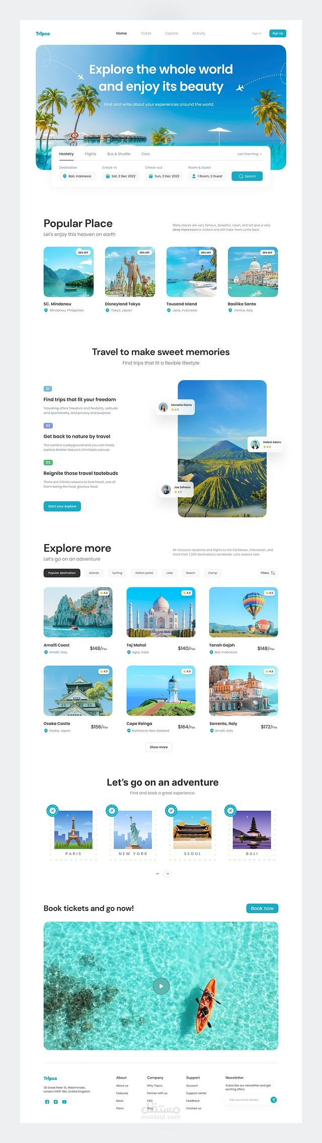 Travel Booking Website