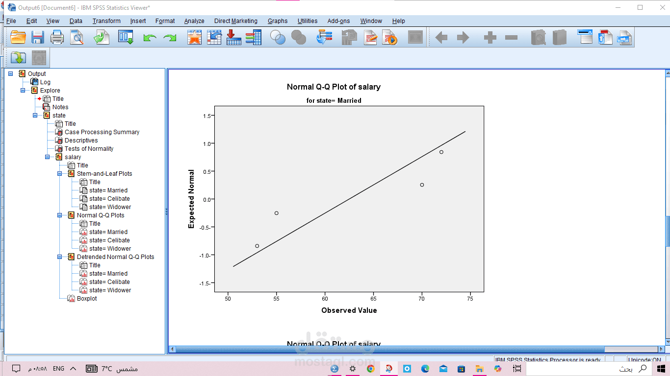 Normal distribution tests