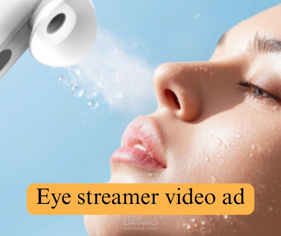فيديو تسويقي لمنتج Eye Steamer – إنتاج كامل باستخدام تقنيات الذكاء الاصطناعي والمونتاج الاحترافي.