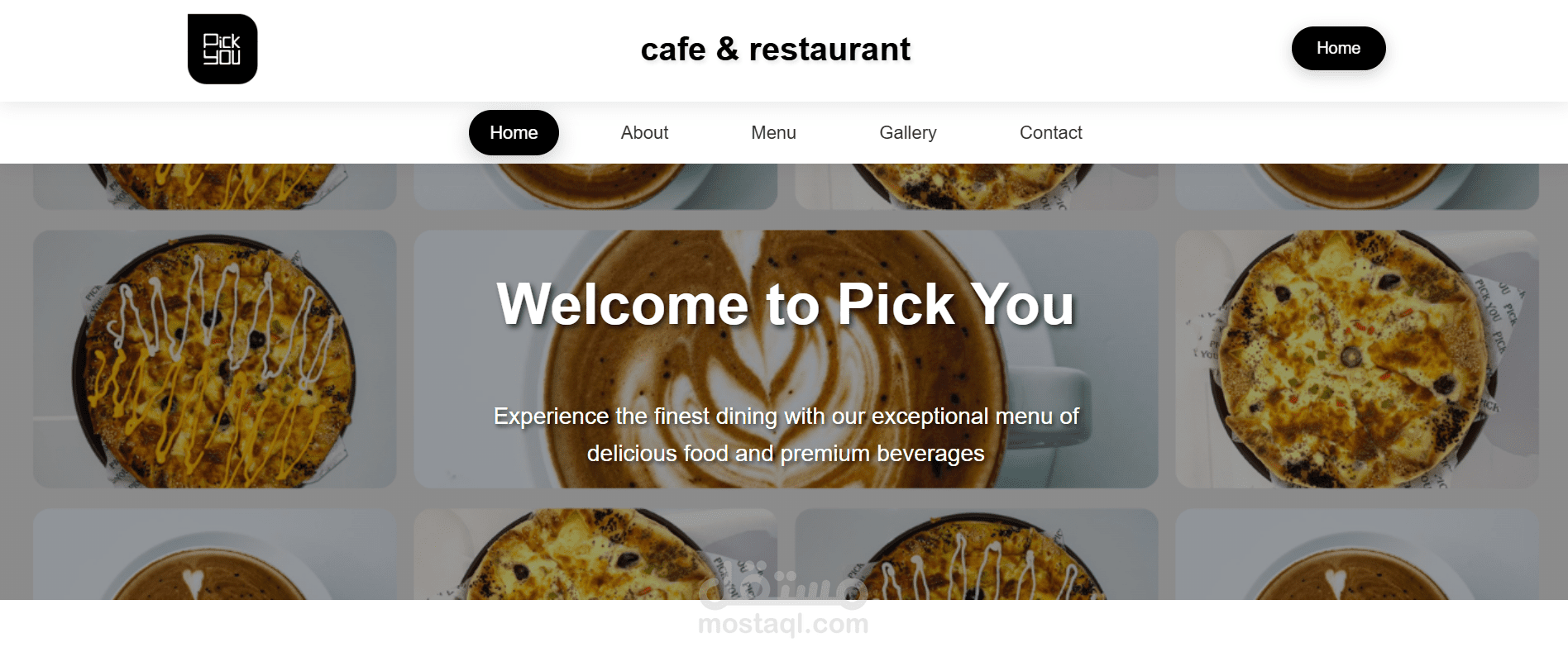 Pick You – موقع كافيه ومطعم